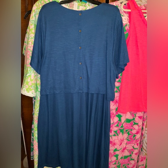 J. Jill NWT Knit Dress Seaside Size 3X - Picture 3 of 8